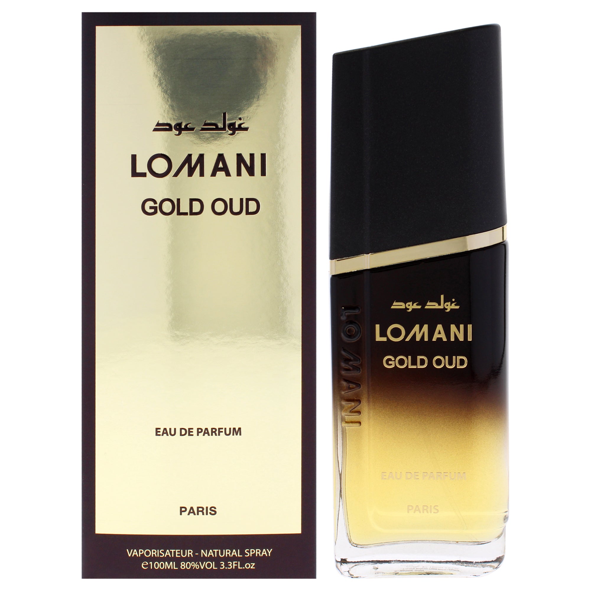 Gold Oud by Lomani for Men - 3.3 oz EDP Spray
