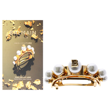 Pince a Cheveux Limited Edition Large - Pearl by Balmain Hair Couture for Women - 1 Pc Hair Clip