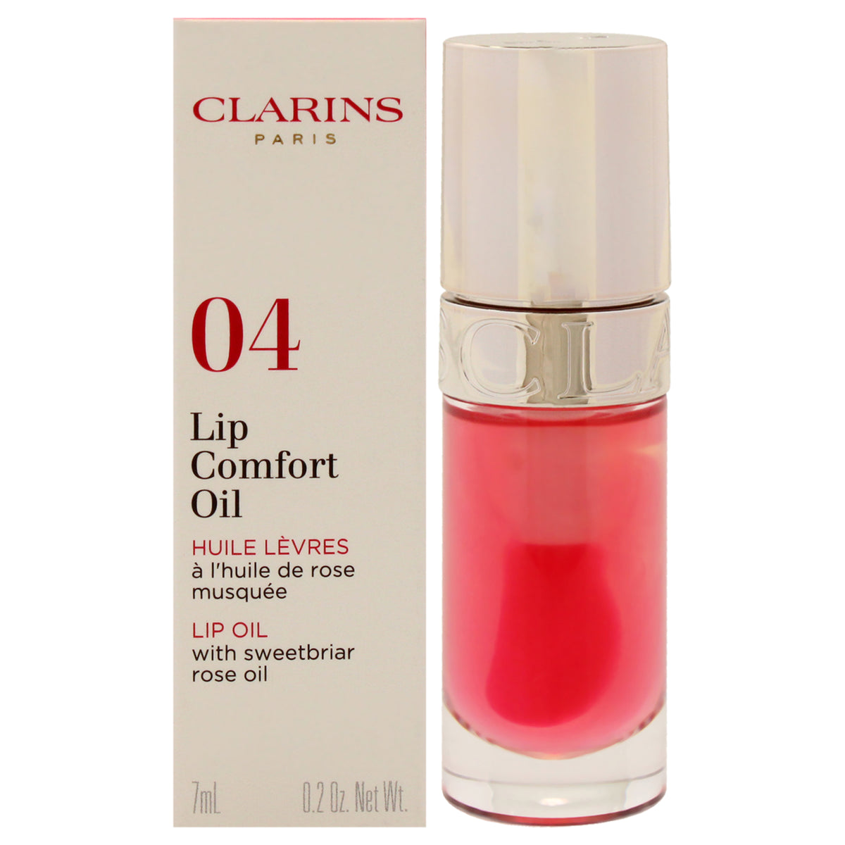 Lip Comfort Oil - 04 Pitaya by Clarins for Women - 0.2 oz Lip Oil