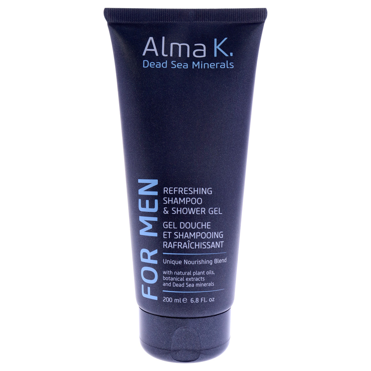 Refreshing Shampoo and Shower Gel by Alma K for Men - 6.8 oz Shampoo