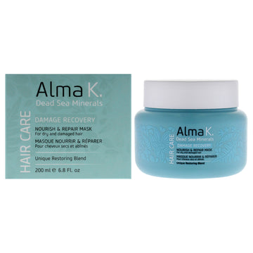 Nourish and Repair Hair Mask by Alma K for Women - 6.8 oz Mask