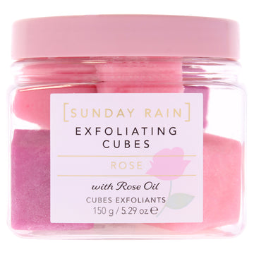 Exfoliating Cubes - Rose by Sunday Rain for Unisex - 5.29 oz Exfoliator
