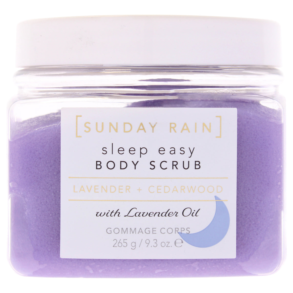 Sleep Easy Body Scrub - Lavender and Cedarwood by Sunday Rain for Unisex - 9.3 oz Scrub