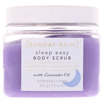 Sleep Easy Body Scrub - Lavender and Cedarwood by Sunday Rain for Unisex - 9.3 oz Scrub