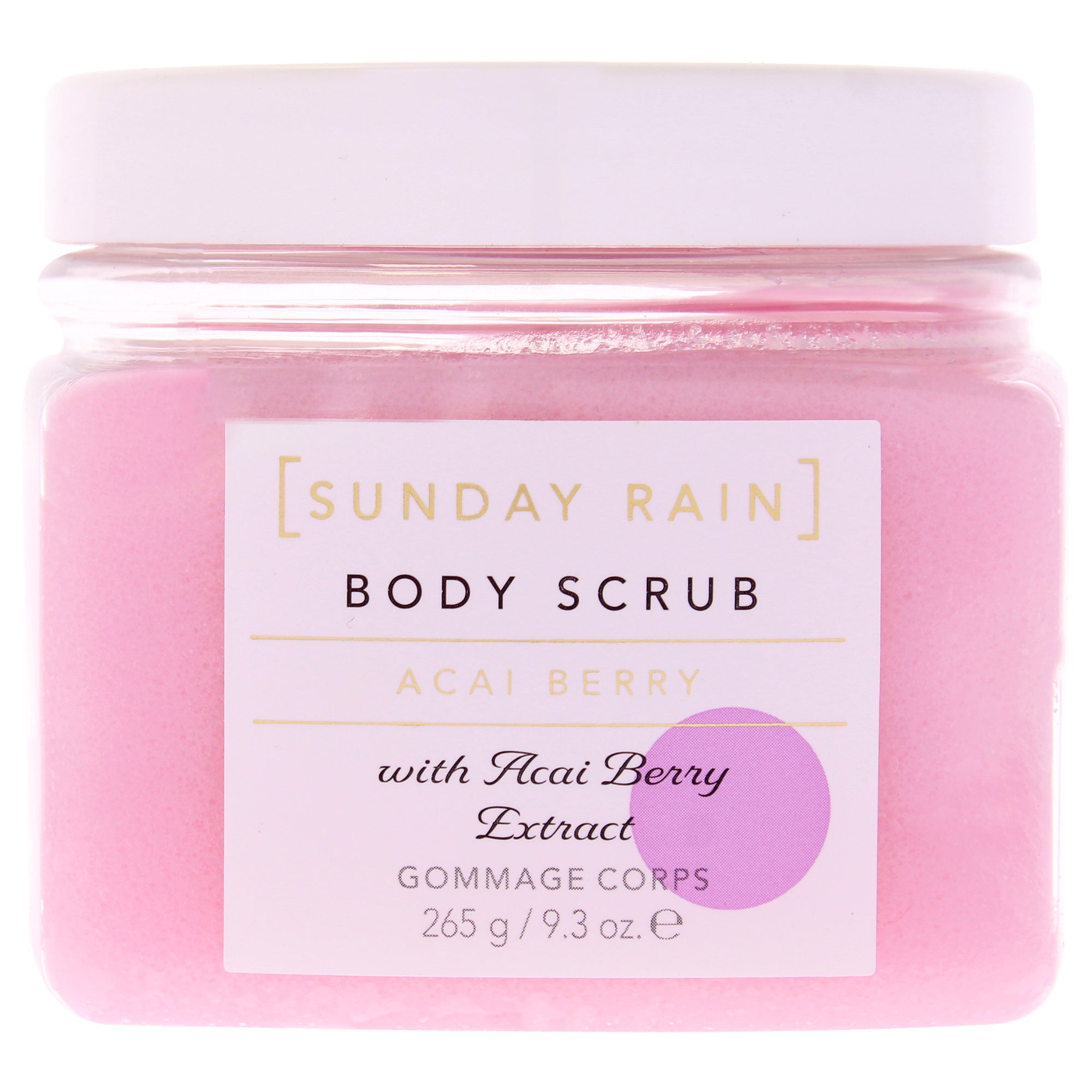 Body Scrub - Acai Berry by Sunday Rain for Unisex - 9.3 oz Scrub