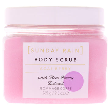 Body Scrub - Acai Berry by Sunday Rain for Unisex - 9.3 oz Scrub