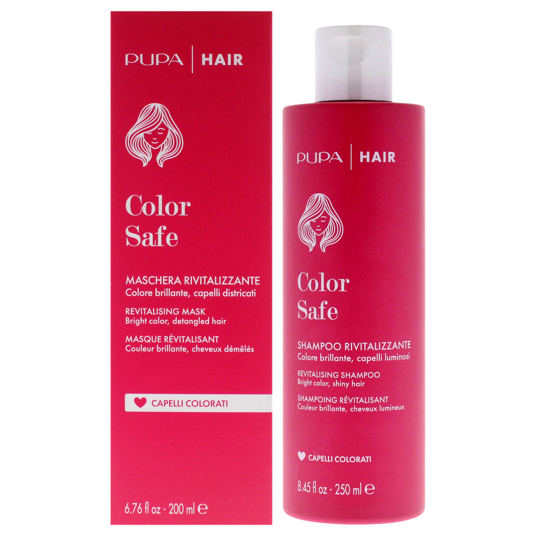 Color Safe Revitalising Mask by Pupa Milano for Women - 6.76 oz Mask