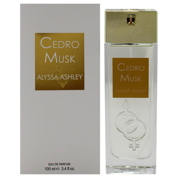 Cedro Musk by Alyssa Ashley for Unisex - 3.4 oz EDP Spray