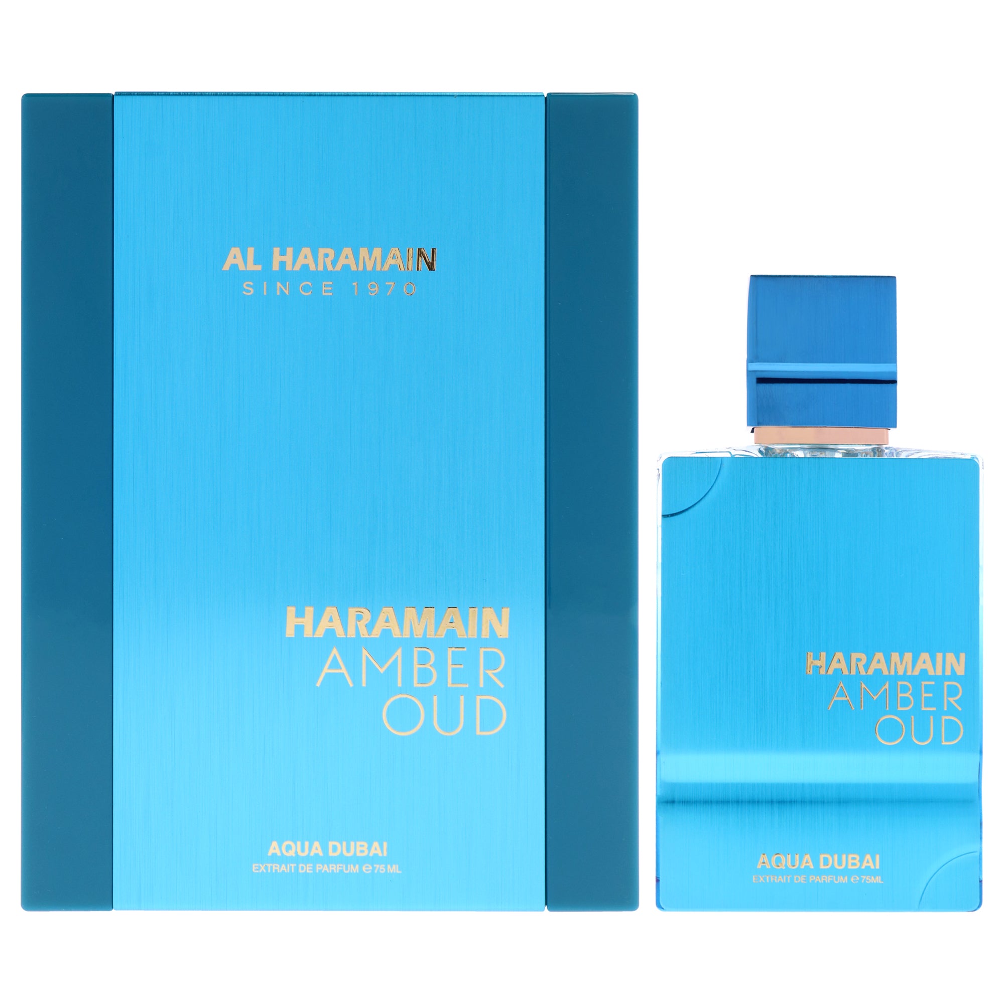 Amber Oud - Aqua Dubai Edition by Al Haramain for Unisex - 2.5 oz Extrait De Parfum Spray