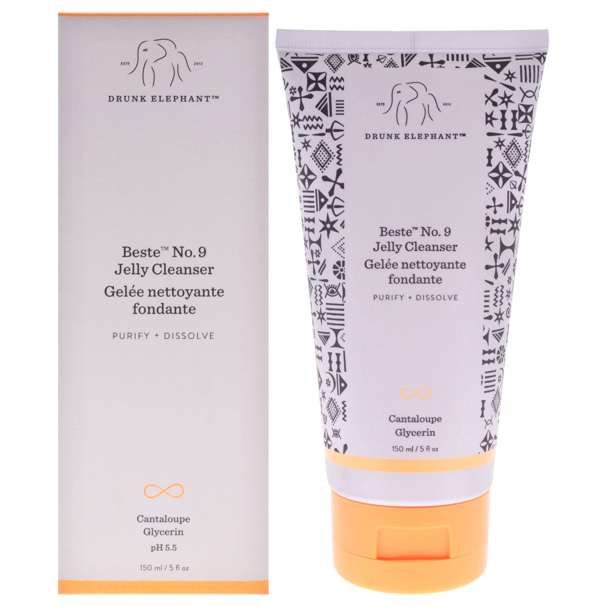 Beste No. 9 Jelly Cleanser by Drunk Elephant for Unisex - 5 oz Cleanser