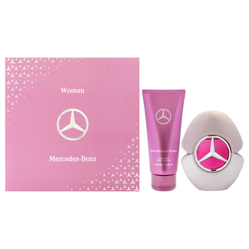 Mercedes-Benz Woman by Mercedes-Benz for Women - 2 Pc Gift Set 3oz EDP Spray, 3.4oz Body Lotion