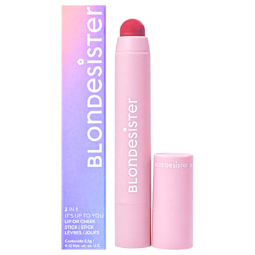 2 in 1 Its Up To You Lip and Cheek - 04 Berry Red by Blondesister for Women - 0.12 oz Makeup
