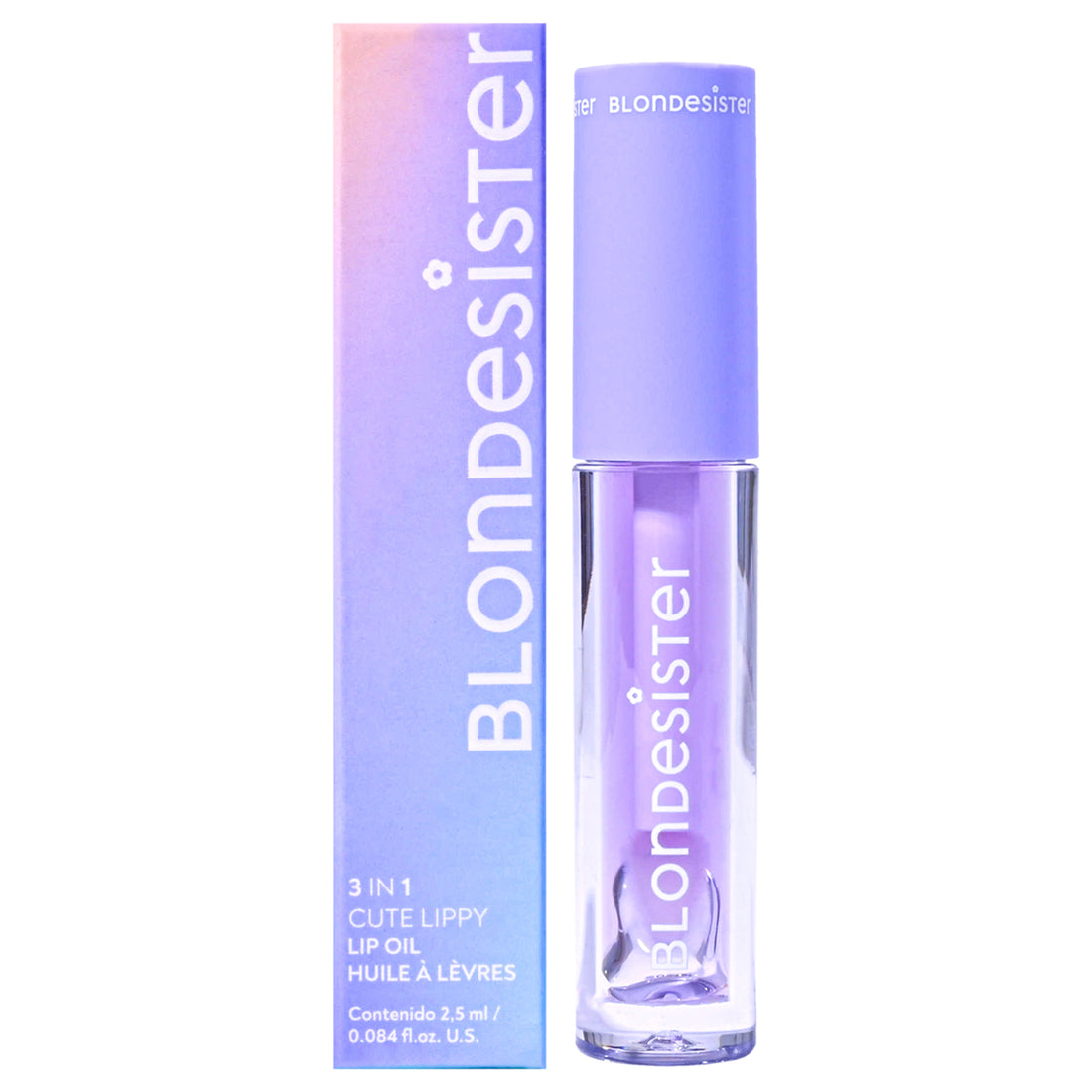 3 in 1 Cute Lippy Lip Oil - 02 Red Fruits by Blondesister for Women - 0.084 oz Lip Oil