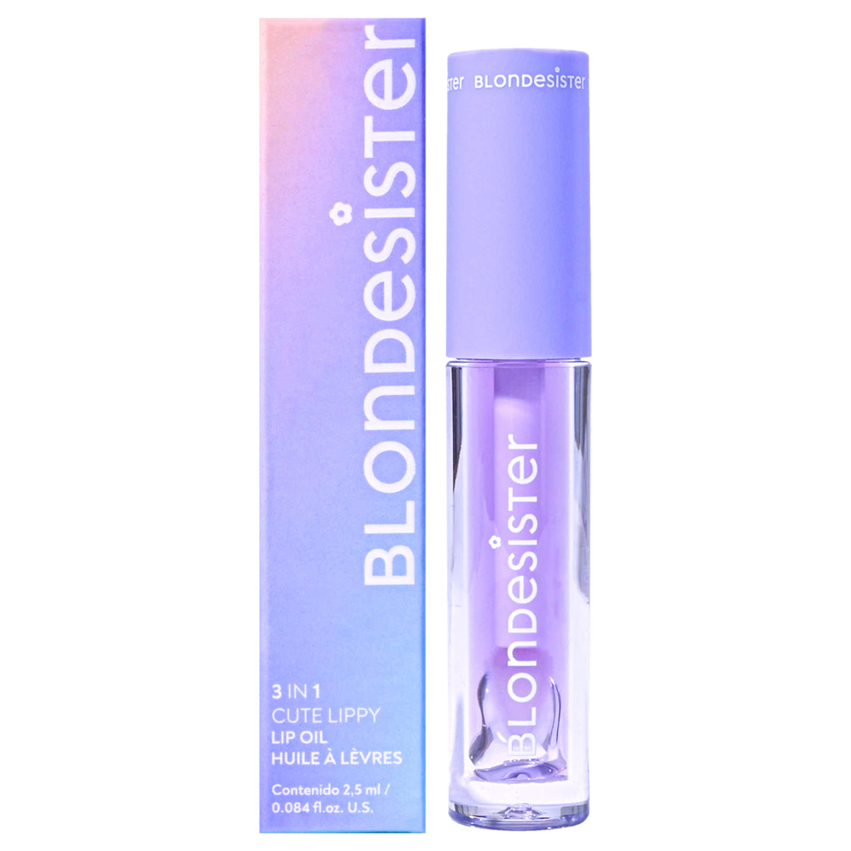 3 in 1 Cute Lippy Lip Oil - 02 Red Fruits by Blondesister for Women - 0.084 oz Lip Oil