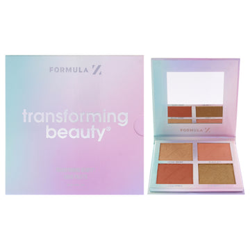 Transforming Beauty Cheek Palette by Formula Z for Women - 0.56 oz Makeup