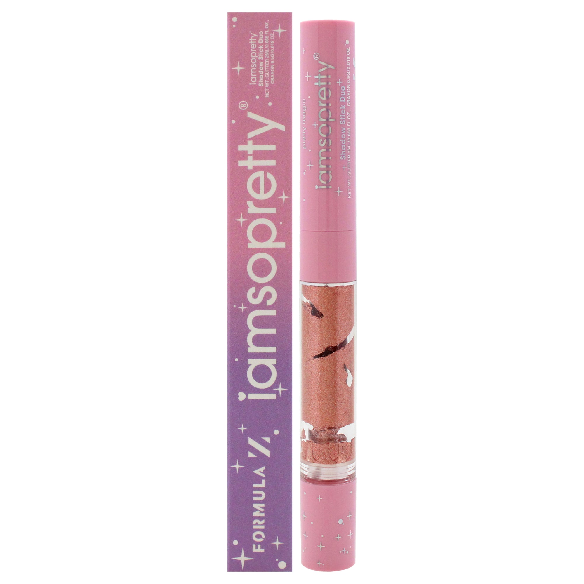 IAmSoPretty Shadow Stick Duo - Shine On by Formula Z for Women - 0.7 oz Eye Shadow