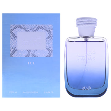 Hawas Ice by Rasasi for Men - 3.38 oz EDP Spray