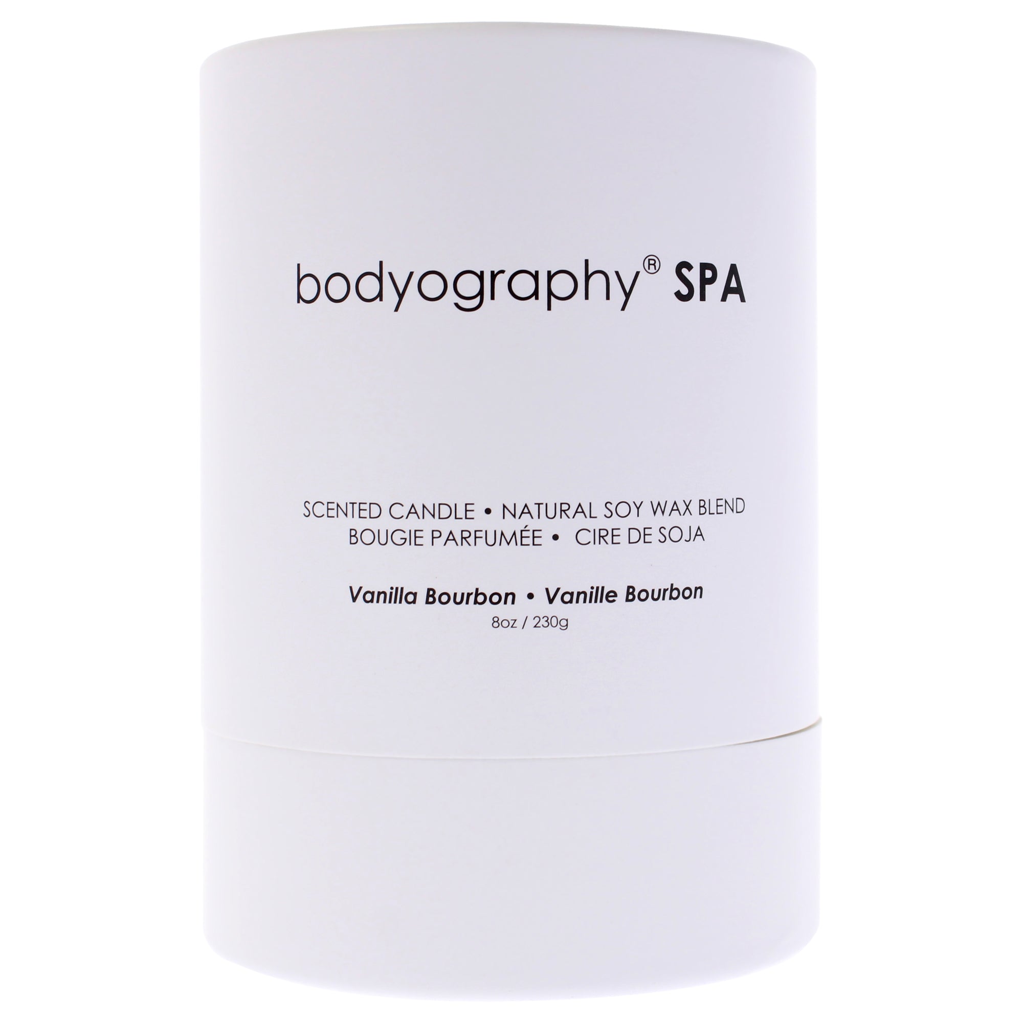Spa Scend Candle - Vanilla Bourbon by Bodyography for Unisex - 8 oz Candle
