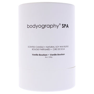 Spa Scend Candle - Vanilla Bourbon by Bodyography for Unisex - 8 oz Candle