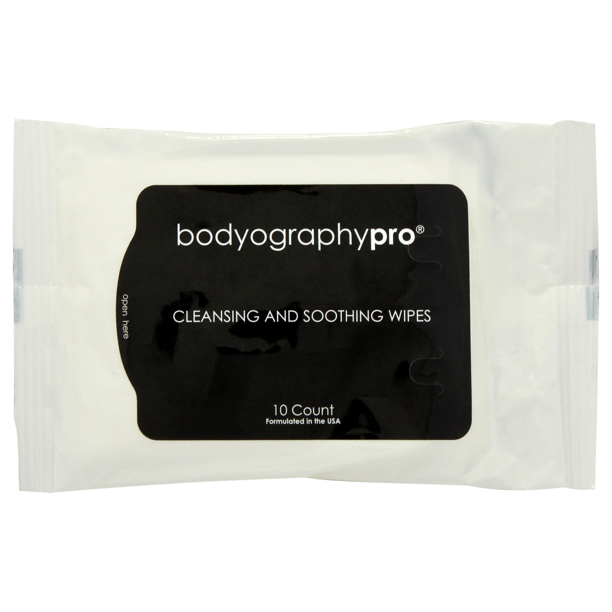 Cleansing and Soothing Wipes by Bodyography for Women - 10 Count Wipes