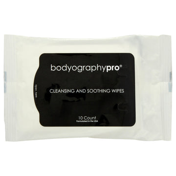 Cleansing and Soothing Wipes by Bodyography for Women - 10 Count Wipes