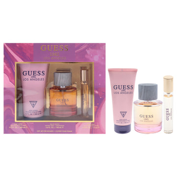 Guess 1981 Los Angeles by Guess for Women - 3 Pc Gift Set 3.4oz EDT Spray, 0.5oz EDT Spray, 6.7oz Body Lotion