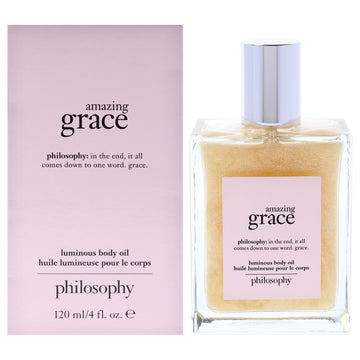 Amazing Grace Luminous Body Oil by Philosophy for Women - 4 oz Oil