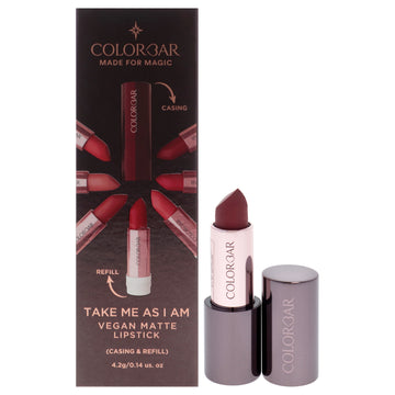 Take Me As I Am Vegan Matte Lipstick - 004 Besties Only by Colorbar for Women - 0.14 oz Lipstick