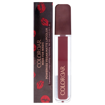 Powerkiss Vegan Matte Lipcolor - 010 Glamping by Colorbar for Women - 0.16 oz Lipstick