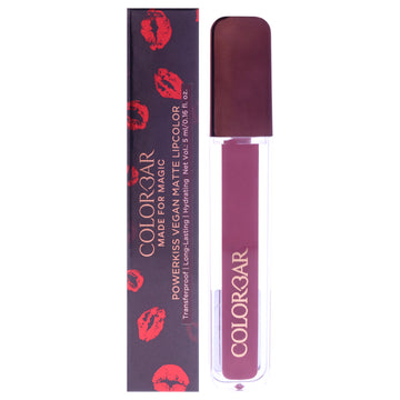 Powerkiss Vegan Matte Lipcolor - 012 Lust Magic by Colorbar for Women - 0.16 oz Lipstick