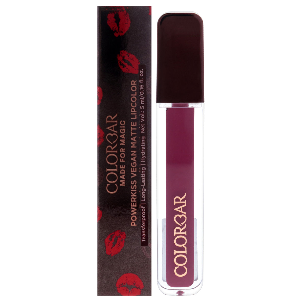 Powerkiss Vegan Matte Lipcolor - 019 Majestic by Colorbar for Women - 0.16 oz Lipstick