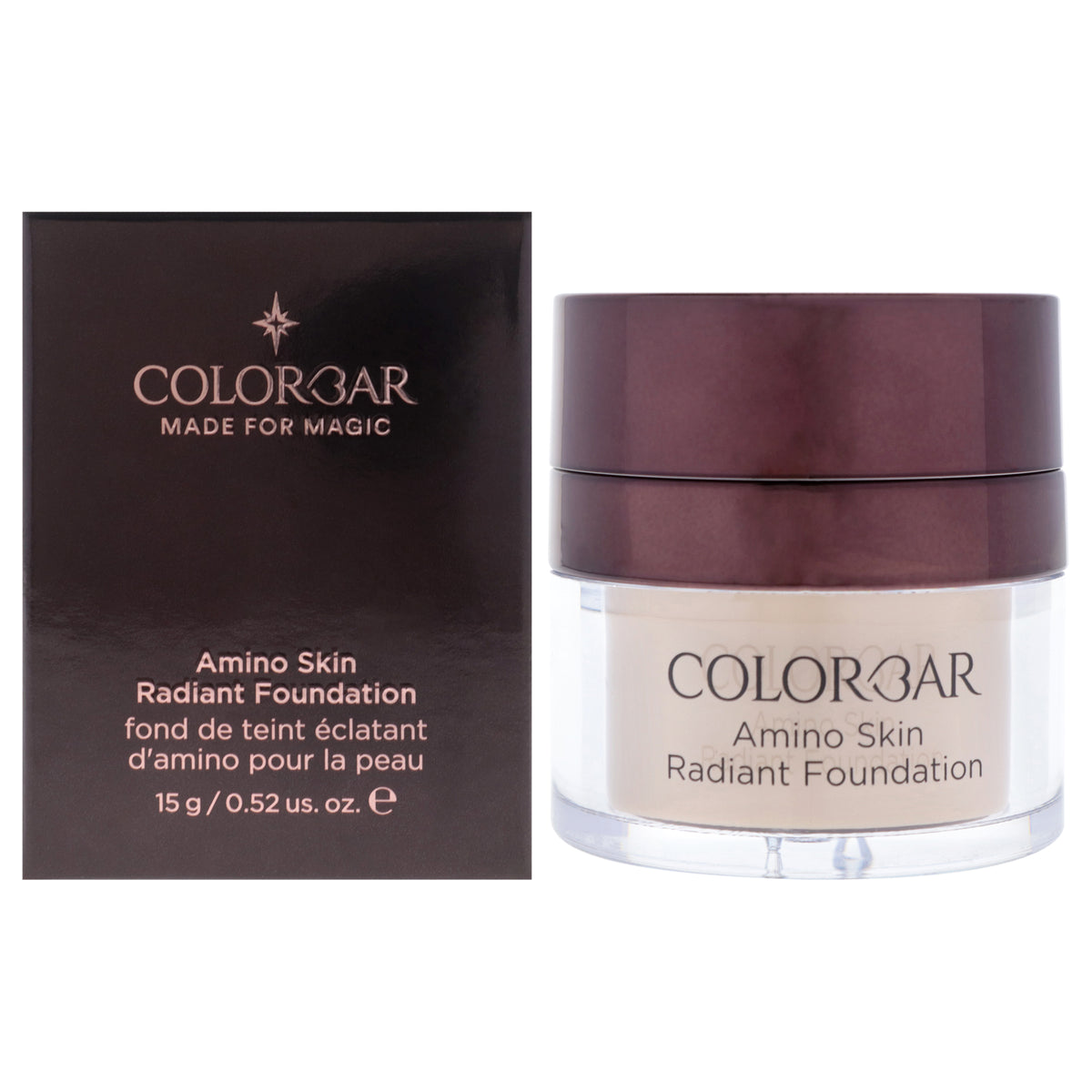 Amino Skin Radiant Foundation - 004 Rose Mild by Colorbar for Women - 0.5 oz Foundaton