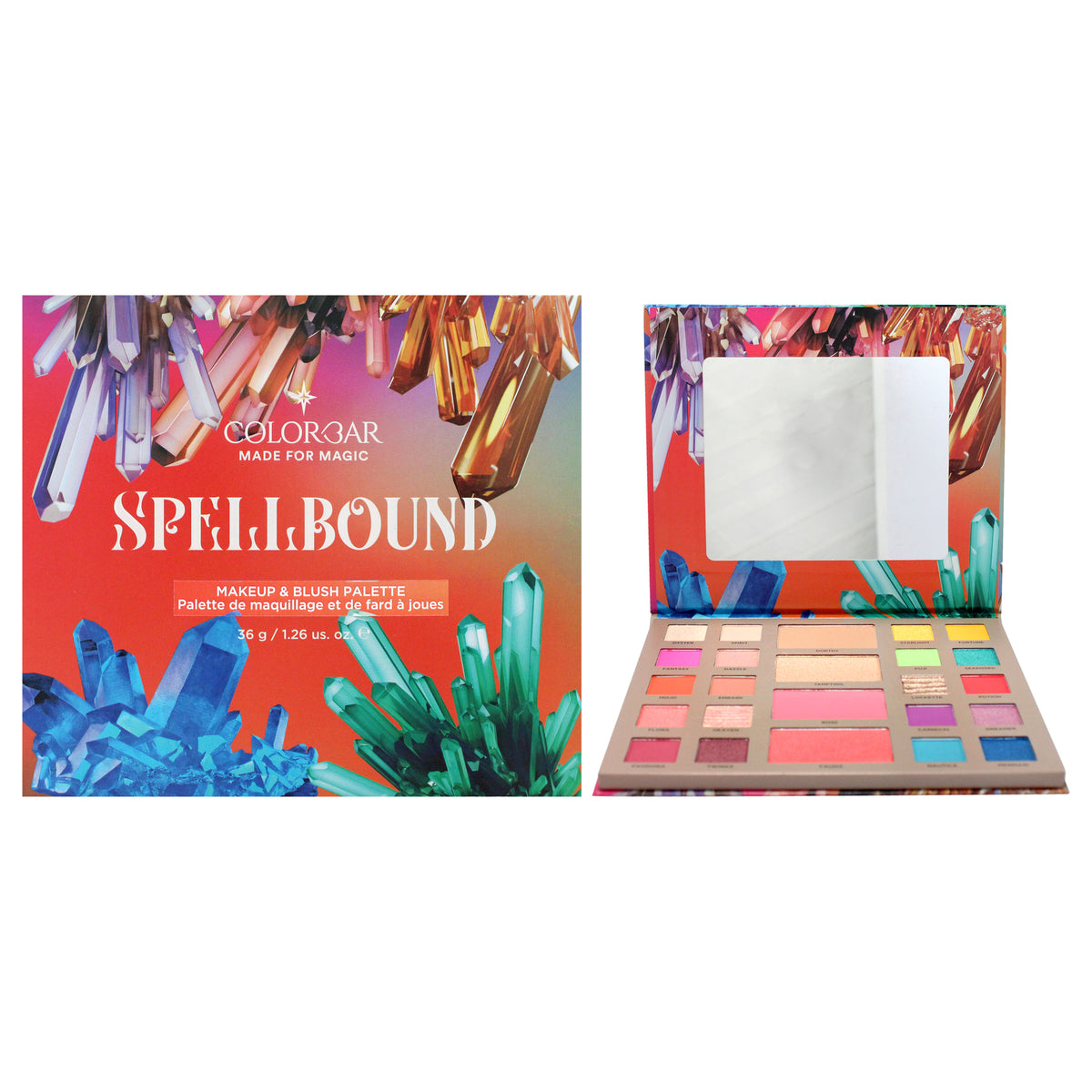 Eyeshadow and Blush Palette - Spellbound by Colorbar for Women - 1.26 oz Makeup
