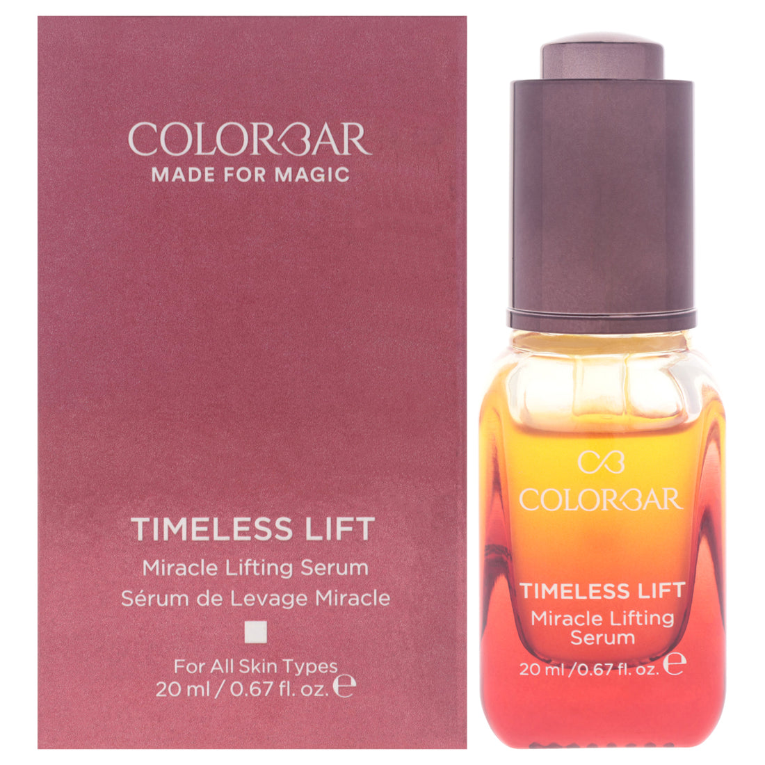 Timeless Lift Miracle Lifting Serum by Colorbar for Women - 0.67 oz Serum