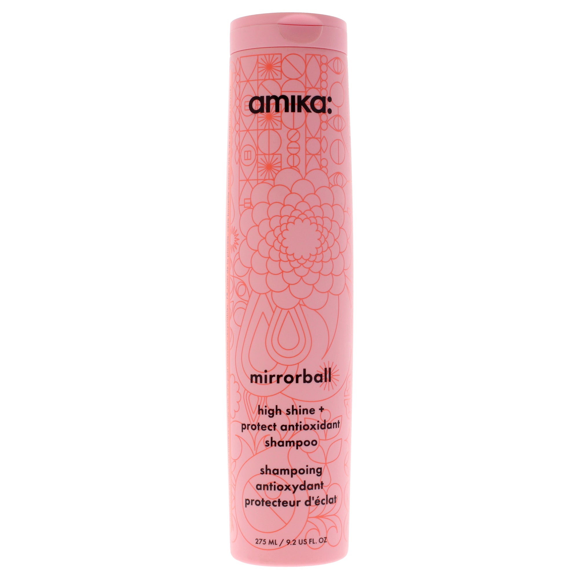 Mirrorball High Shine Plus Protect Antioxidant Shampoo by Amika for Unisex - 9.2 oz Shampoo