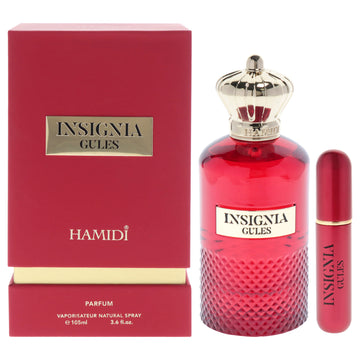 Insignia - Gules by Hamidi for Unisex - 3.6 oz Parfum Spray