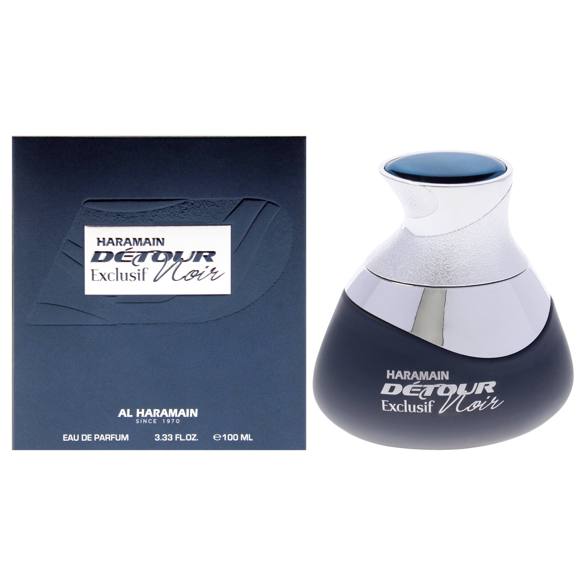 Detour Noir Exclusif by Al Haramain for Unisex - 3.33 oz EDP Spray