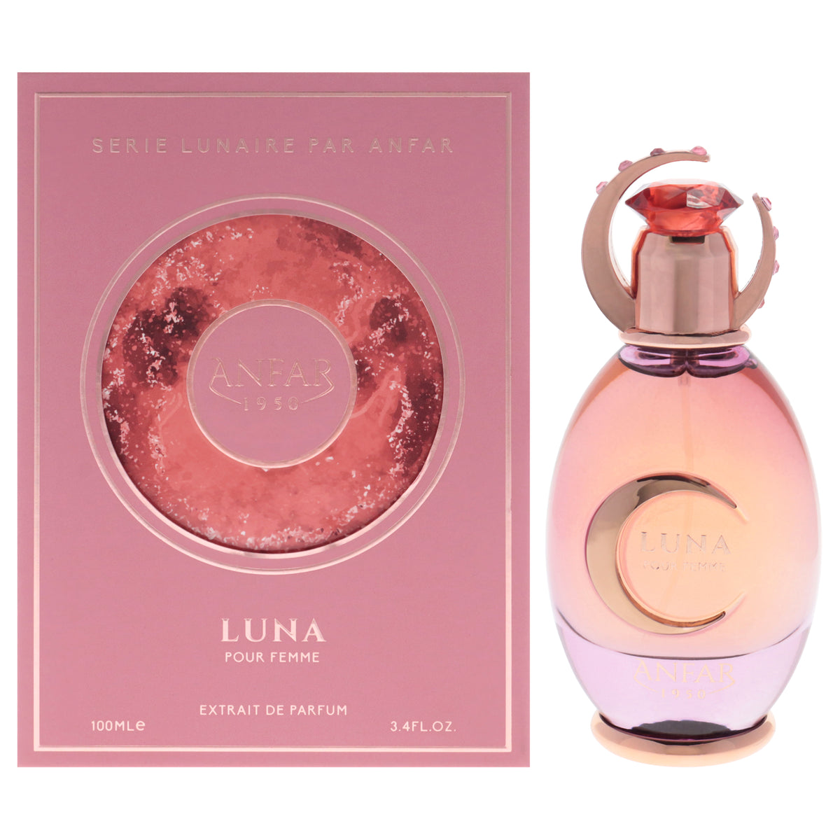 Lunaire Serie - Luna by Anfar for Women - 3.4 oz Extrait De Parfum Spray