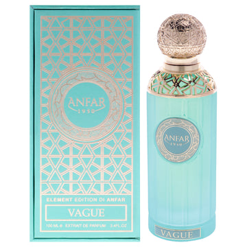 Element Edition - Vague by Anfar for Women - 3.4 oz Extrait De Parfum Spray
