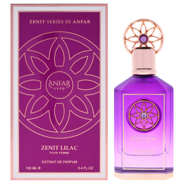 Zenit Series - Lilac by Anfar for Women - 3.4 oz Extrait De Parfum Spray