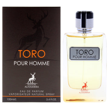 Toro by Maison Alhambra for Men - 3.4 oz EDP Spray