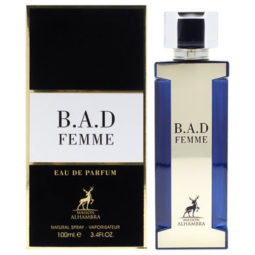 B.A.D by Maison Alhambra for Women - 3.4 oz EDP Spray