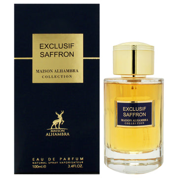Exculsif - Saffron by Maison Alhambra for Unisex - 3.4 oz EDP Spray