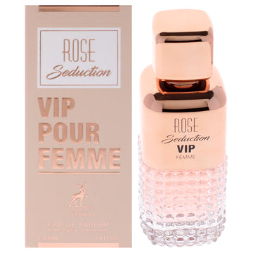 Rose - Seduction Vip by Maison Alhambra for Women - 3.4 oz EDP Spray