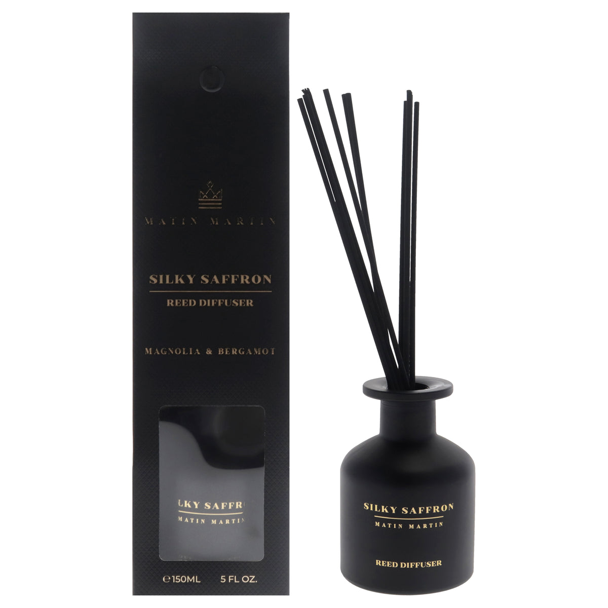 Reed Diffuser - Silky Saffron by Matin Martin for Unisex - 5 oz Reed Diffuser