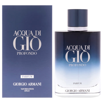 Acqua Di Gio Profondo by Giorgio Armani for Men - 3.3 oz Parfum Spray