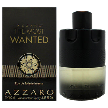 The Most Wanted Intense by Azzaro for Men - 3.38 oz EDT Spray