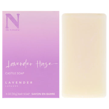 Castile Bar Soap - Lavender Haze by Dr. Natural for Unisex - 4 oz Soap