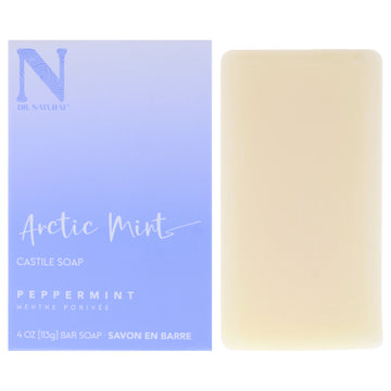 Castile Bar Soap - Arctic Mint by Dr. Natural for Unisex - 4 oz Soap