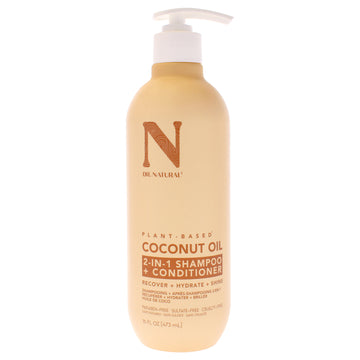 2-in-1 Shampoo Plus Conditioner - Coconut Oil by Dr. Natural for Unisex - 16 oz Shampoo